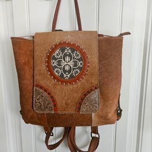 MYRA BACKPACK NEW HAIR ON HIDE